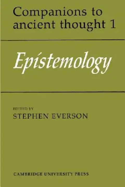 Cover of Epistemology