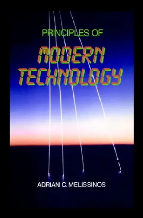 Cover of Principles of Modern Technology