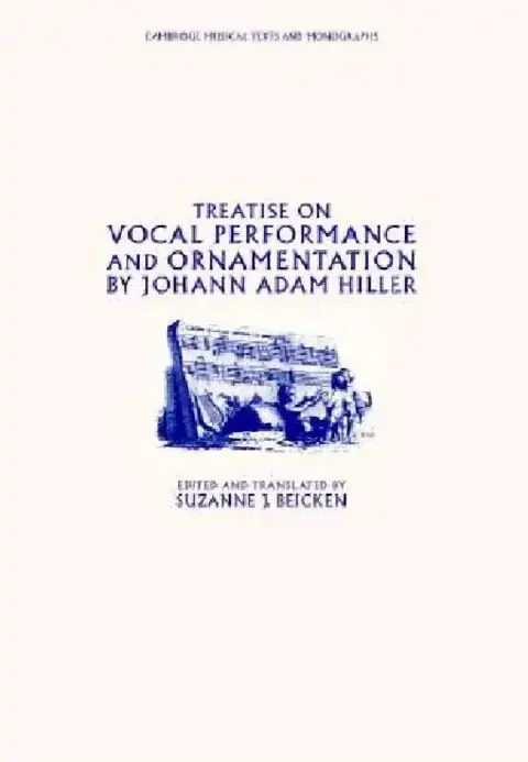Cover of Treatise on Vocal Performance and Ornamentation by Johann Adam Hiller