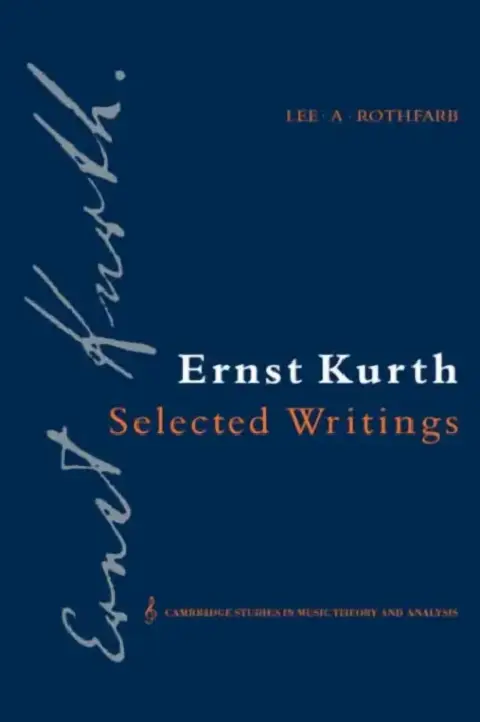 Cover of Ernst Kurth