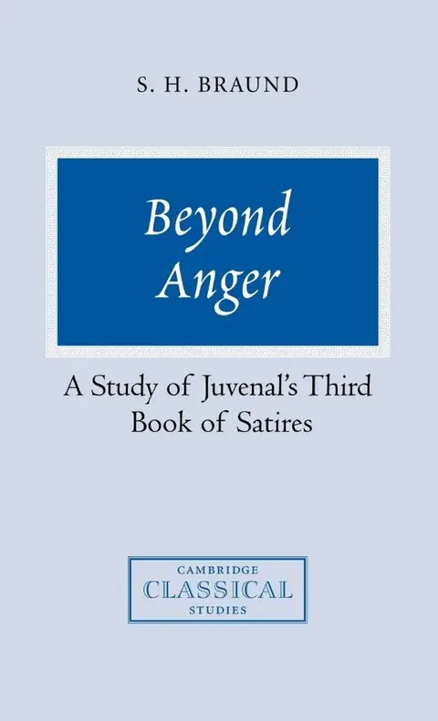Cover of Beyond Anger