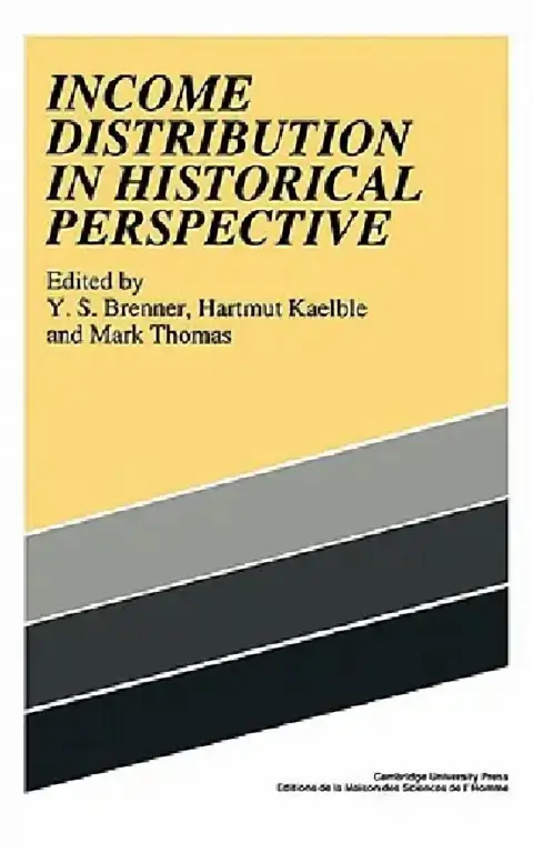 Cover of Income Distribution Historical