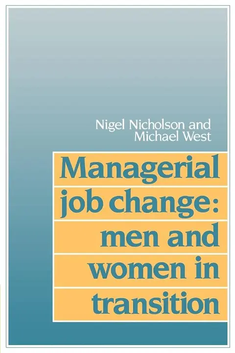 Cover of Managerial Job Change