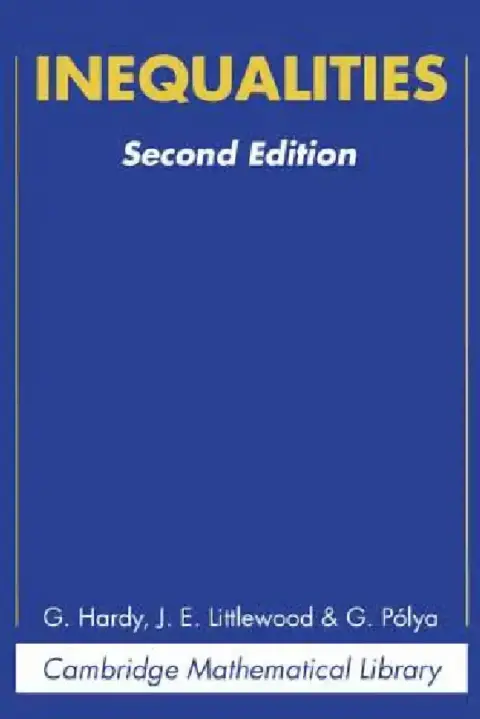 Cover of Inequalities