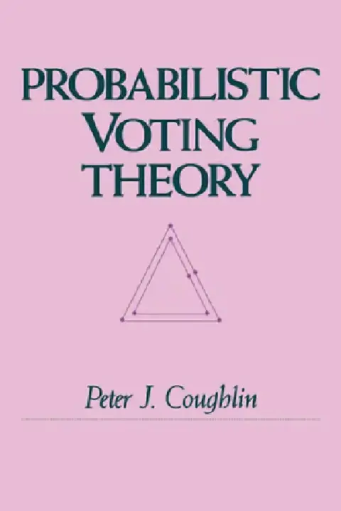 Cover of Probabilistic Voting Theory