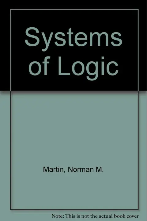 Cover of Systems of Logic