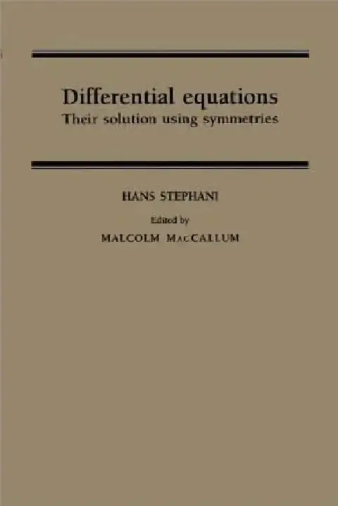 Cover of Differential Equations