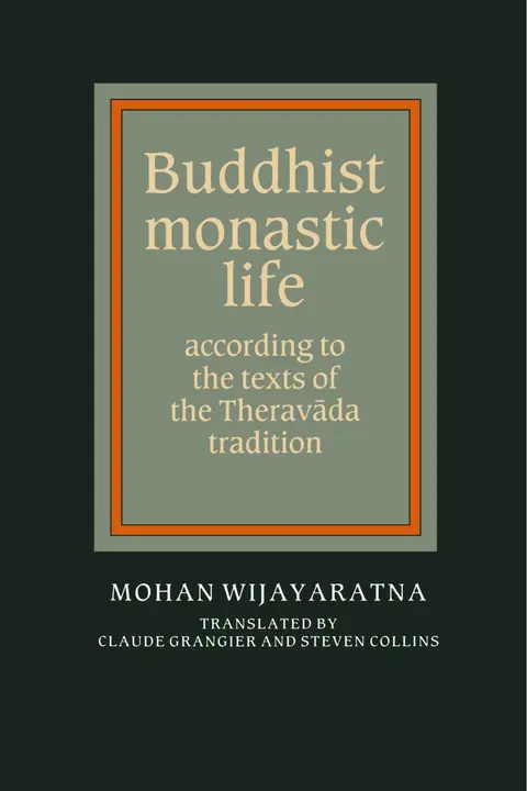 Cover of Buddhist Monastic Life