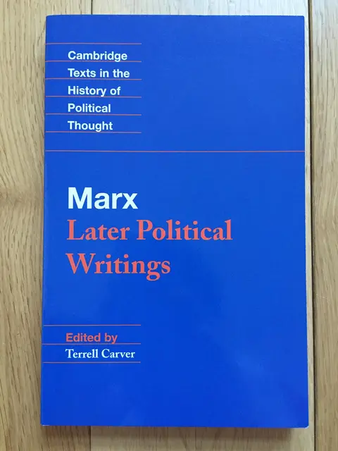 Cover of Marx