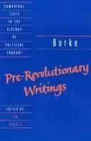 Cover of Pre-Revolutionary Writings