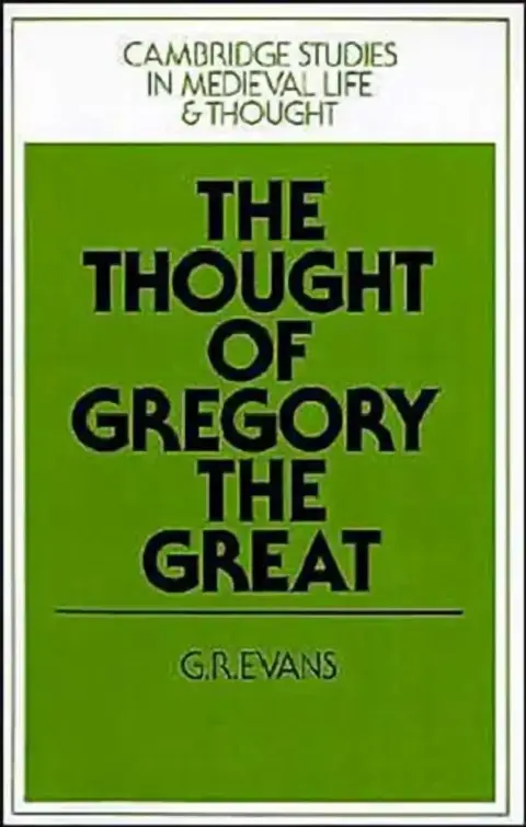 Cover of The Thought of Gregory the Great
