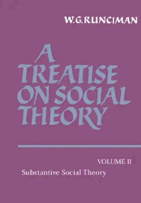 Cover of A Treatise on Social Theory