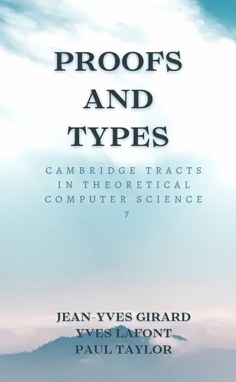 Cover of Proofs and Types