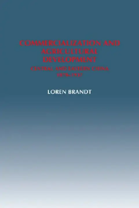 Cover of Commercialization and Agricultural Development