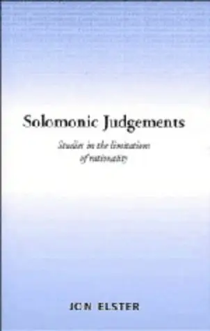 Cover of Solomonic Judgements
