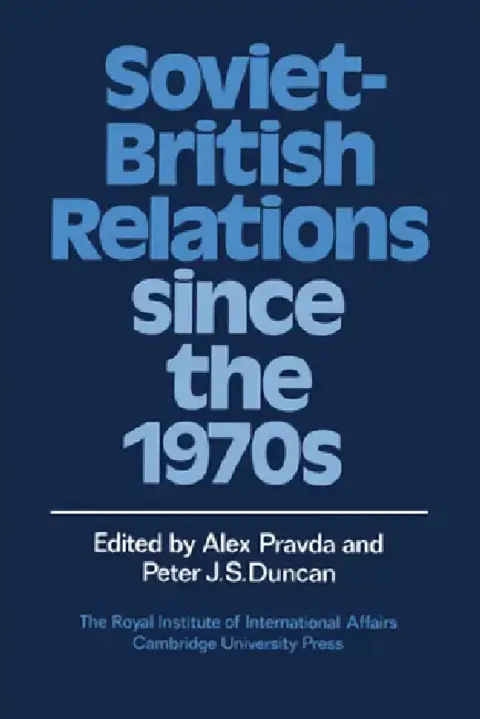 Cover of Soviet-British Relations Since the 1970s
