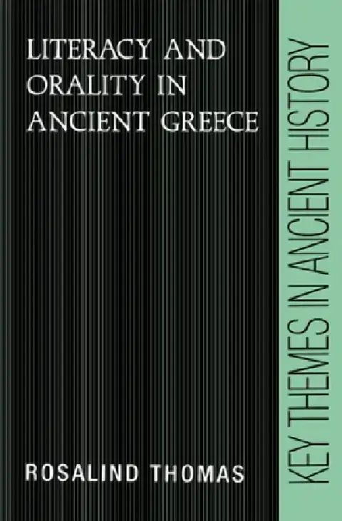 Cover of Literacy and Orality in Ancient Greece