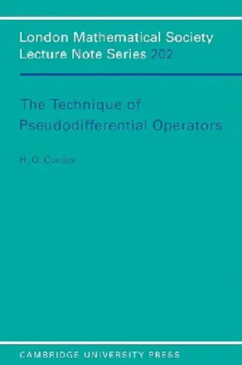 Cover of The Technique of Pseudodifferential Operators