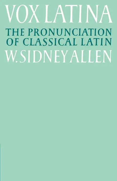 Cover of Vox Latina