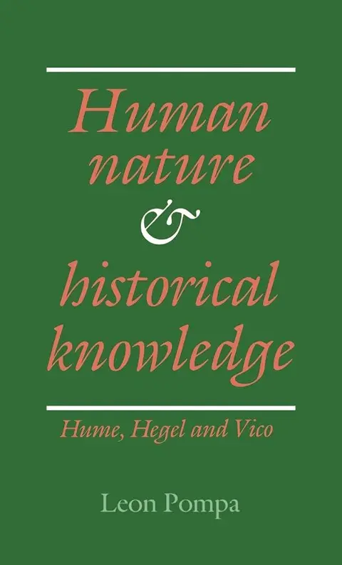 Cover of Human Nature and Historical Knowledge