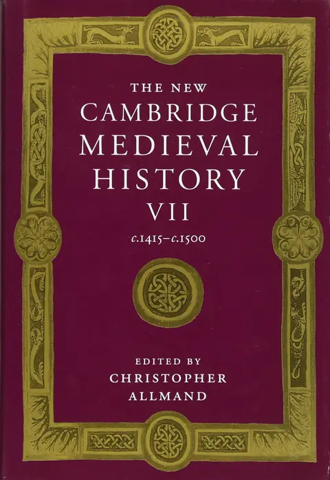 Cover of The New Cambridge Medieval History