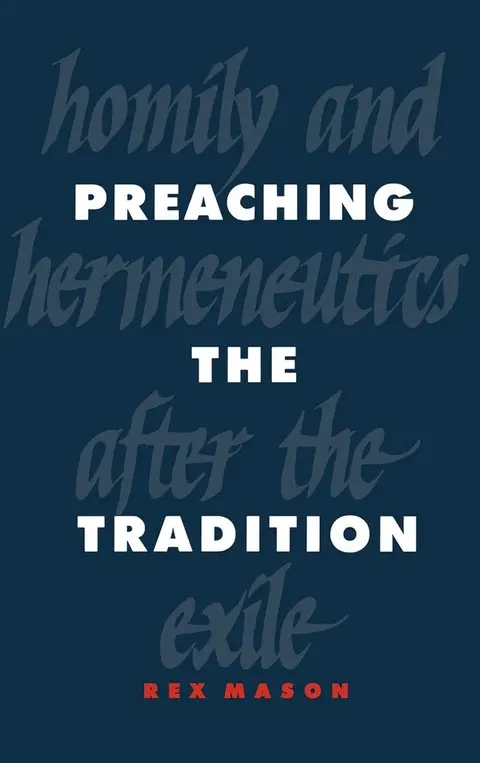 Cover of Preaching the Tradition