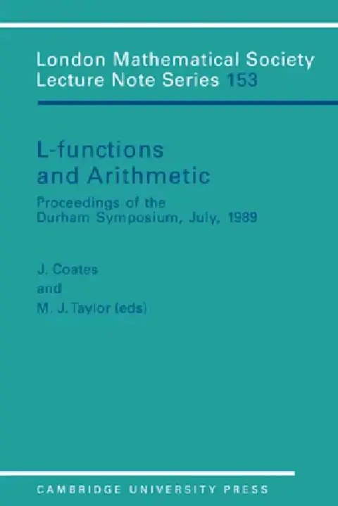 Cover of L-Functions and Arithmetic