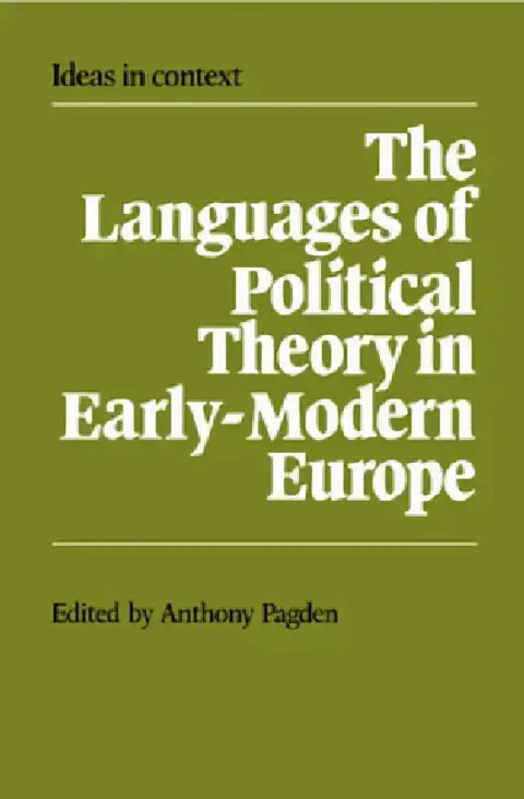 Cover of The Languages of Political Theory in Early-Modern Europe