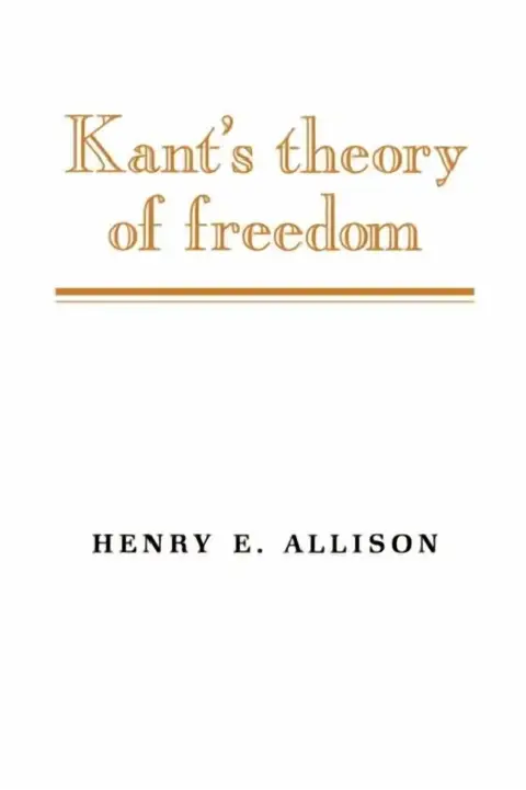 Cover of Kant's Theory of Freedom