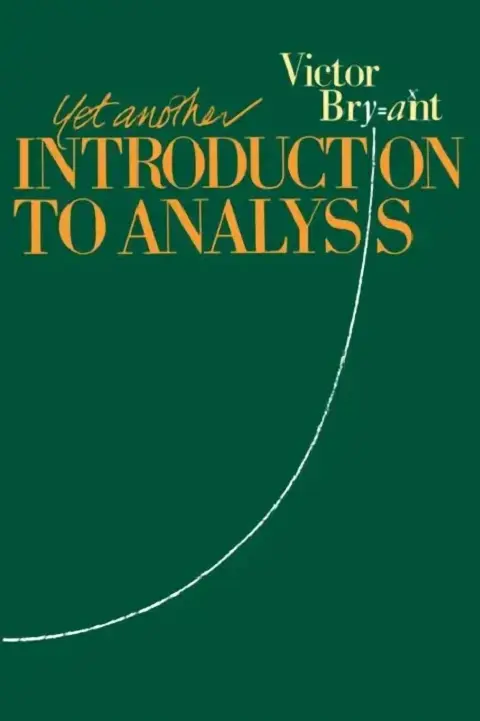 Cover of Yet Another Introduction to Analysis