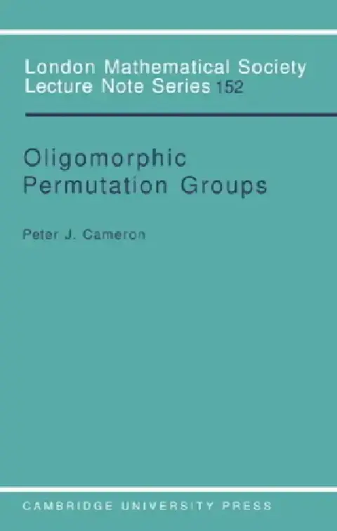 Cover of Oligomorphic Permutation Groups