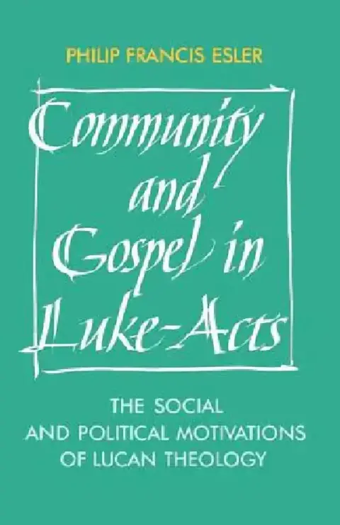 Cover of Community and Gospel in Luke-Acts
