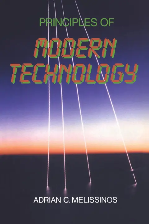 Cover of Principles of Modern Technology
