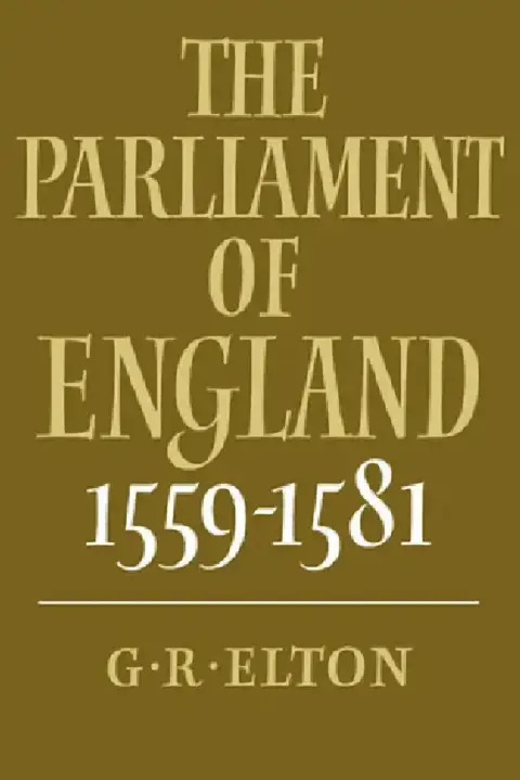 Cover of The Parliament of England, 1559 1581