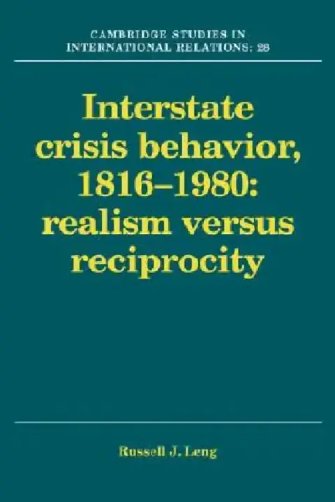 Cover of Interstate Crisis Behavior, 1816-1980