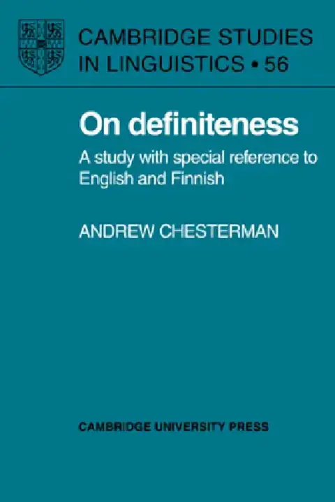 Cover of On Definiteness