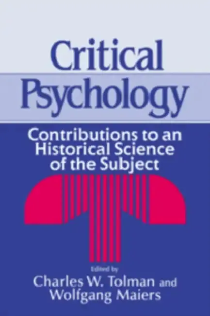 Cover of Critical Psychology