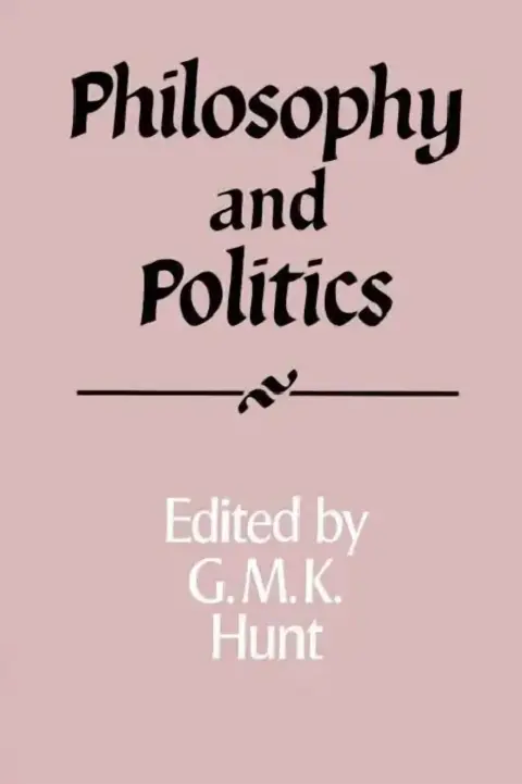 Cover of Philosophy and Politics