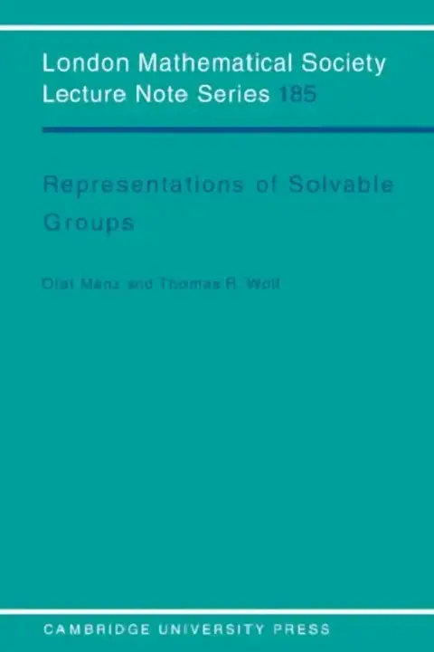 Cover of Representations of Solvable Groups