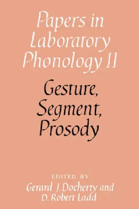 Cover of Gesture, Segment, Prosody