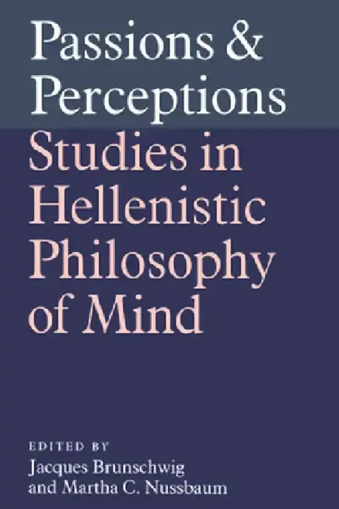 Cover of Passions and Perceptions