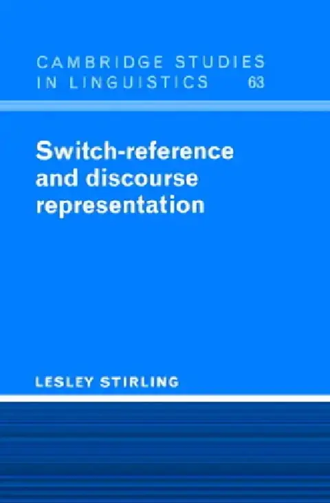 Cover of Switch-Reference and Discourse Representation