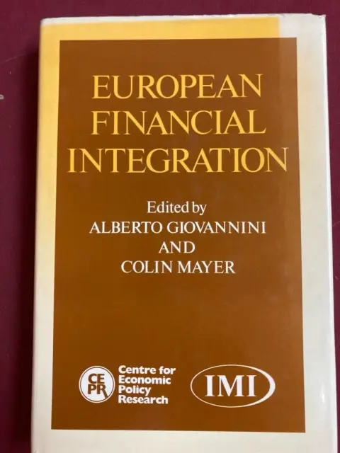 Cover of European Financial Integration