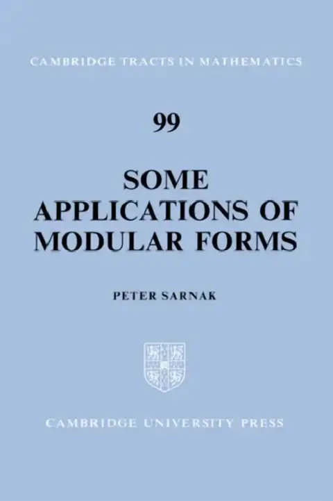 Cover of Some Applications of Modular Forms