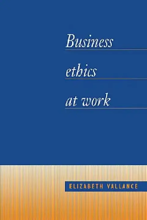 Cover of Business Ethics at Work
