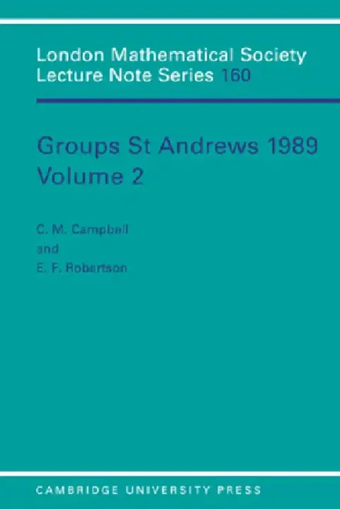 Cover of Groups St Andrews 1989