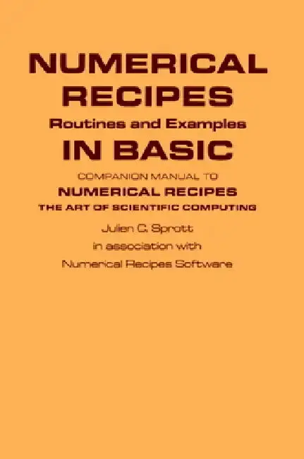 Cover of Numerical Recipes Routines and Examples in Basic (First Edition)