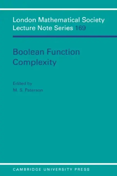 Cover of Boolean Function Complexity