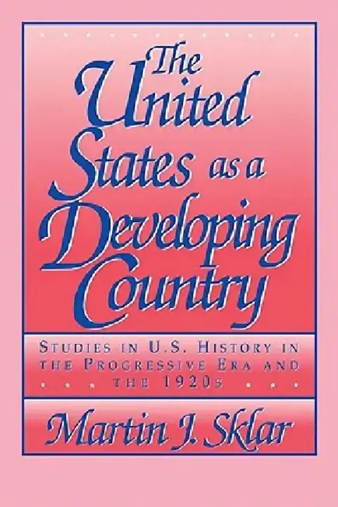 Cover of The United States as a Developing Country