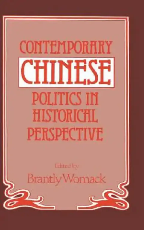 Cover of Contemporary Chinese Politics in Historical Perspective